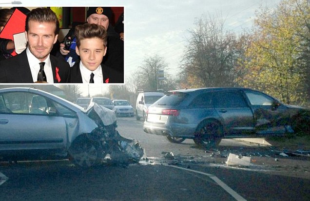 Beckham dan Putranya Kecelakaan Lalu Lintas Usai Latihan SSB di Arsenal